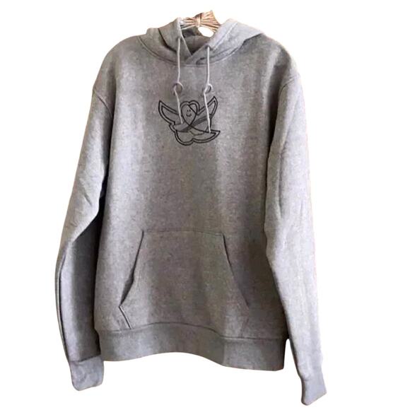 Adidas Skateboarding Shmoo Hoodie Gray Small Graphic Pullover Sweatshirt - Picture 3 of 6